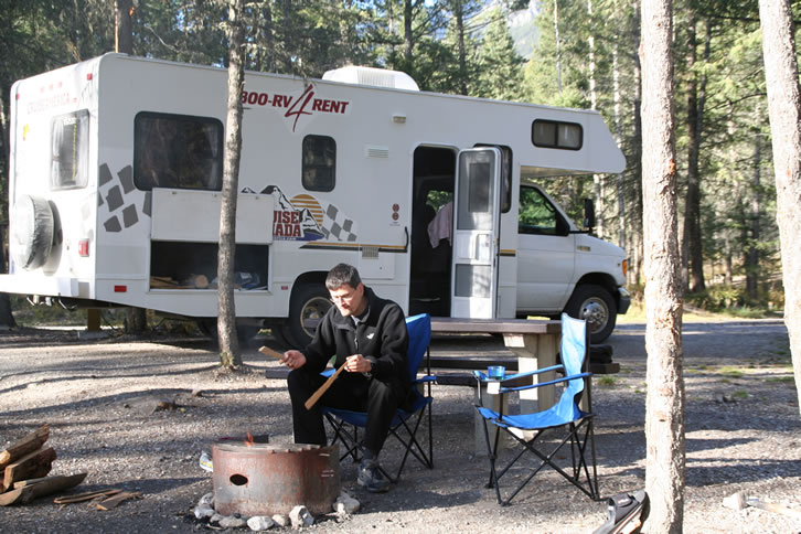 Camping im Kootenay National Park