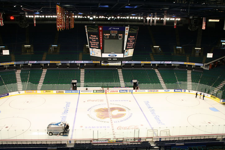 Saddledome, der Heimsttte der Calgary Flames